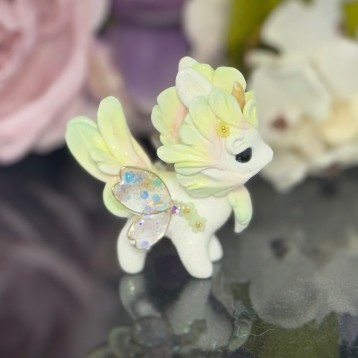 White, Green, Pink and Yellow Bunnigon
