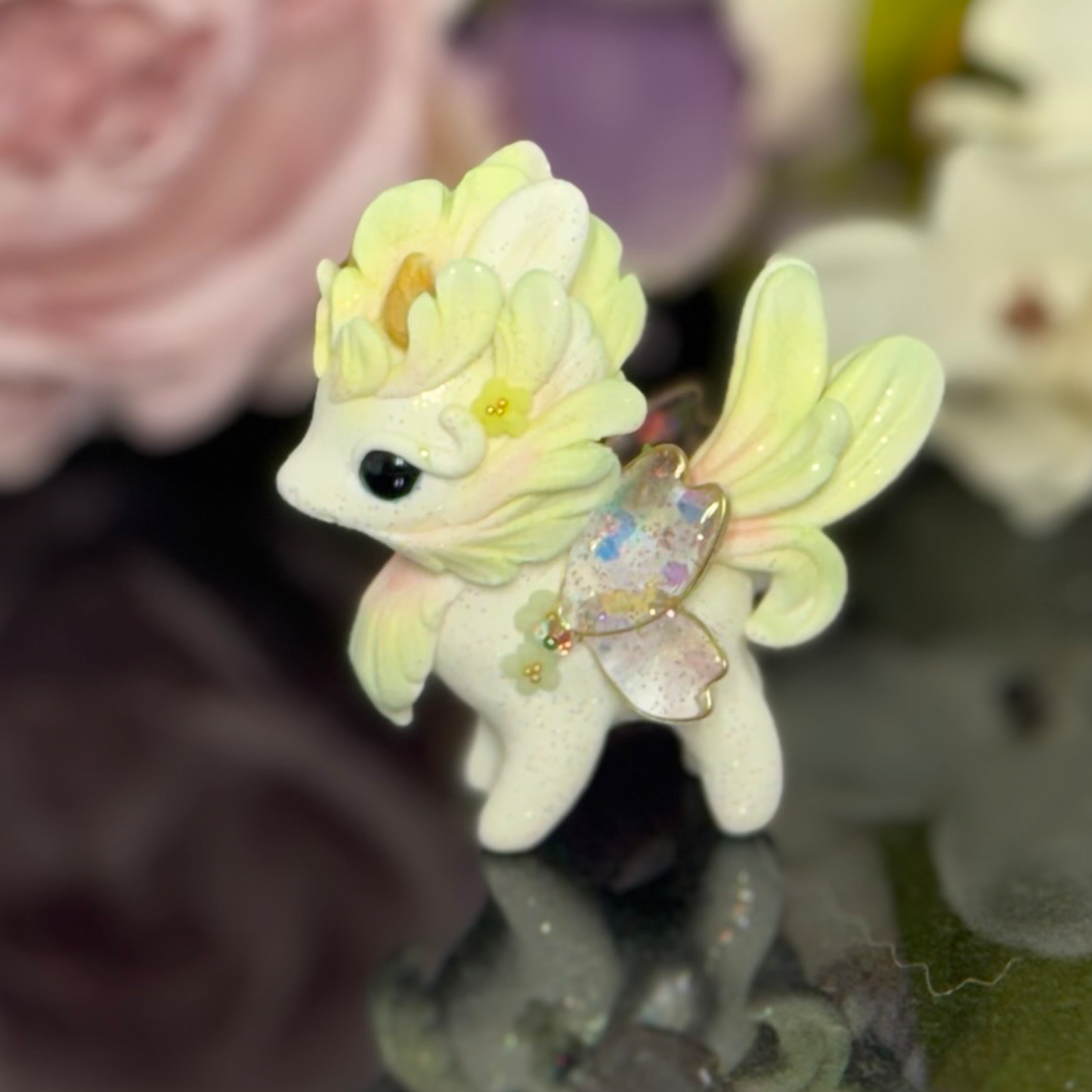 White, Green, Pink and Yellow Bunnigon