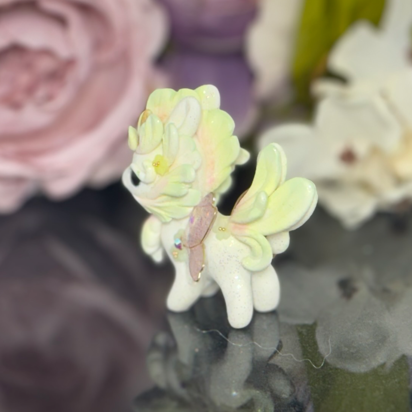 White, Green, Pink and Yellow Bunnigon