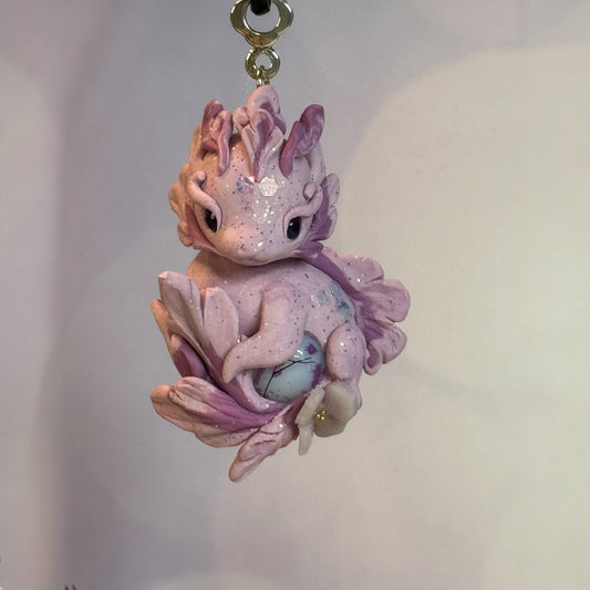 Pale Purple Baby Dragon Pendant