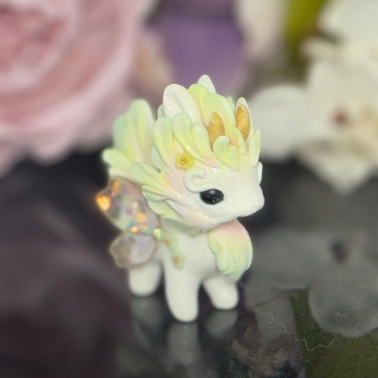 White, Green, Pink and Yellow Bunnigon