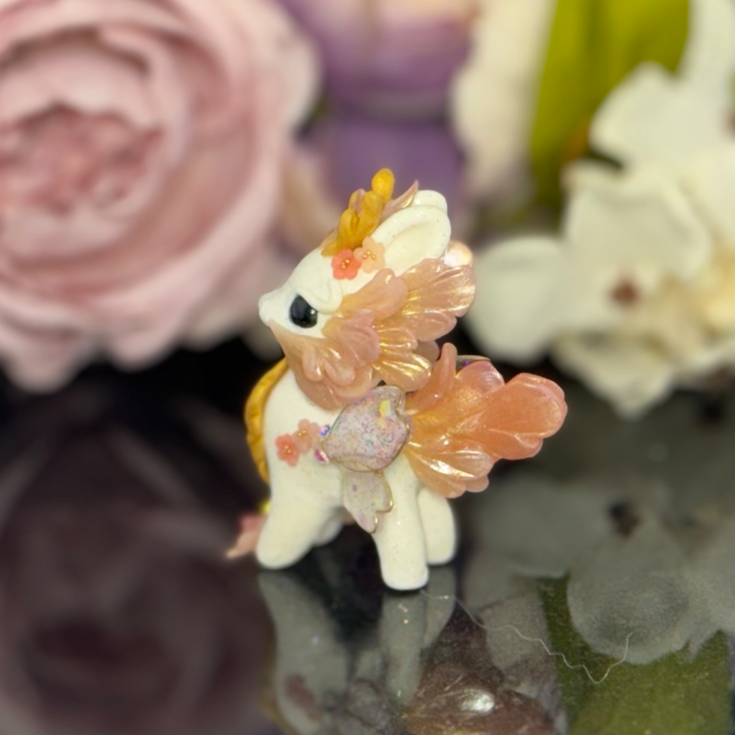 White and translucent Pink Bunnigon