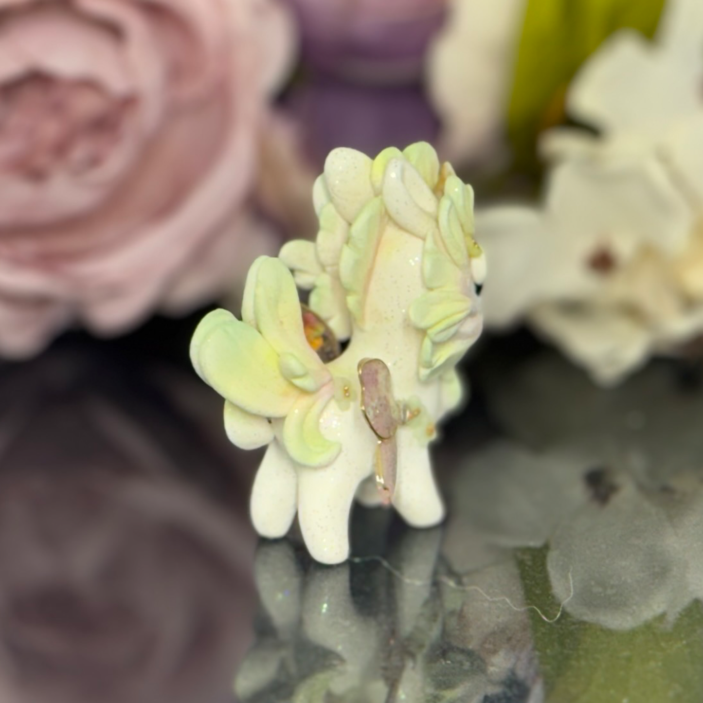 White, Green, Pink and Yellow Bunnigon