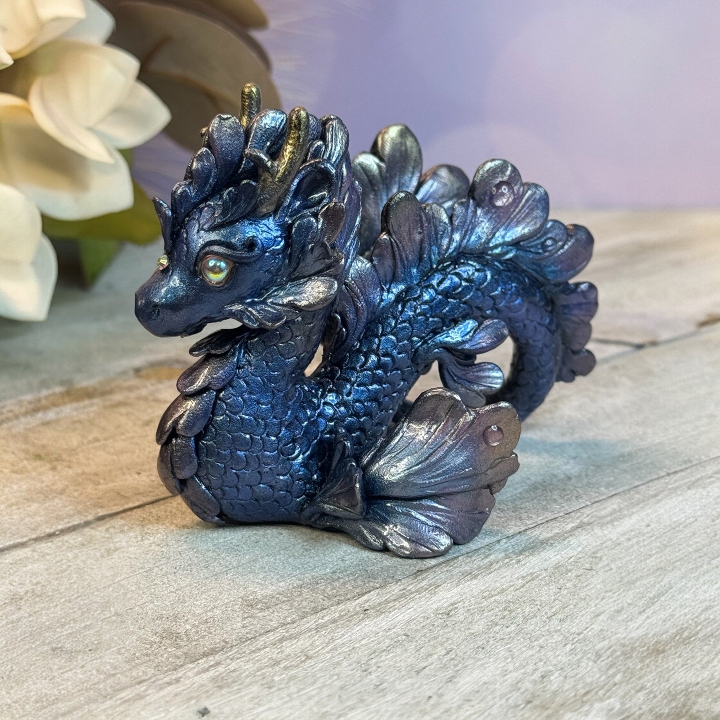 Dark Blue Baby Kelpie Dragon