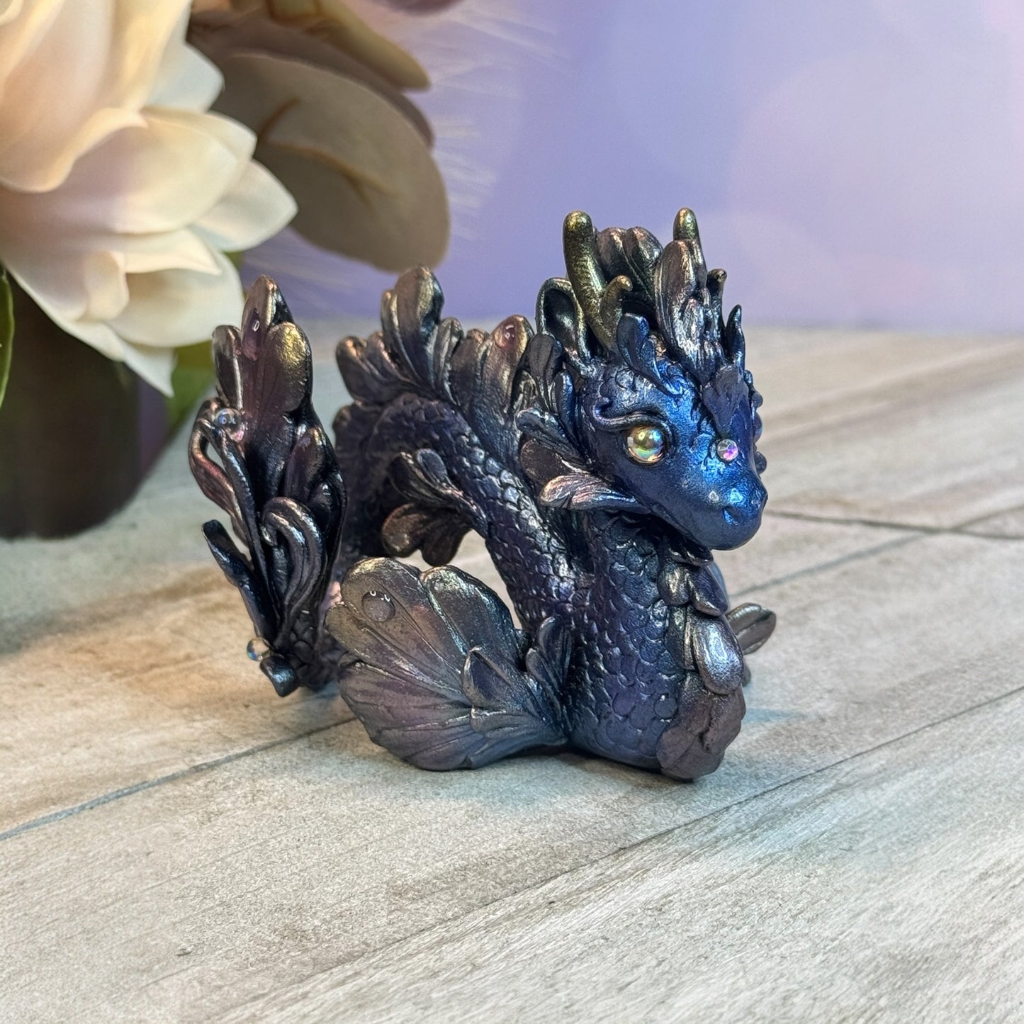 Dark Blue Baby Kelpie Dragon