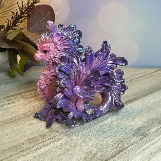 Magestic Sunset Purple and Pink Kelpie Dragon