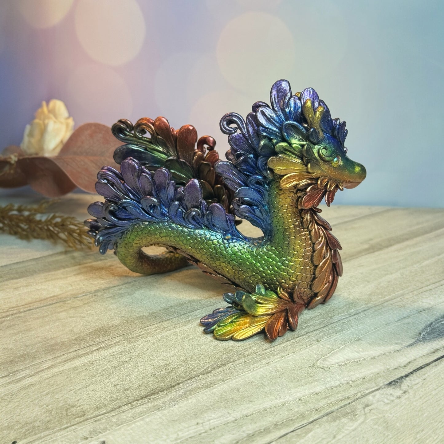 Magestic Rainbow Kelpie Dragon