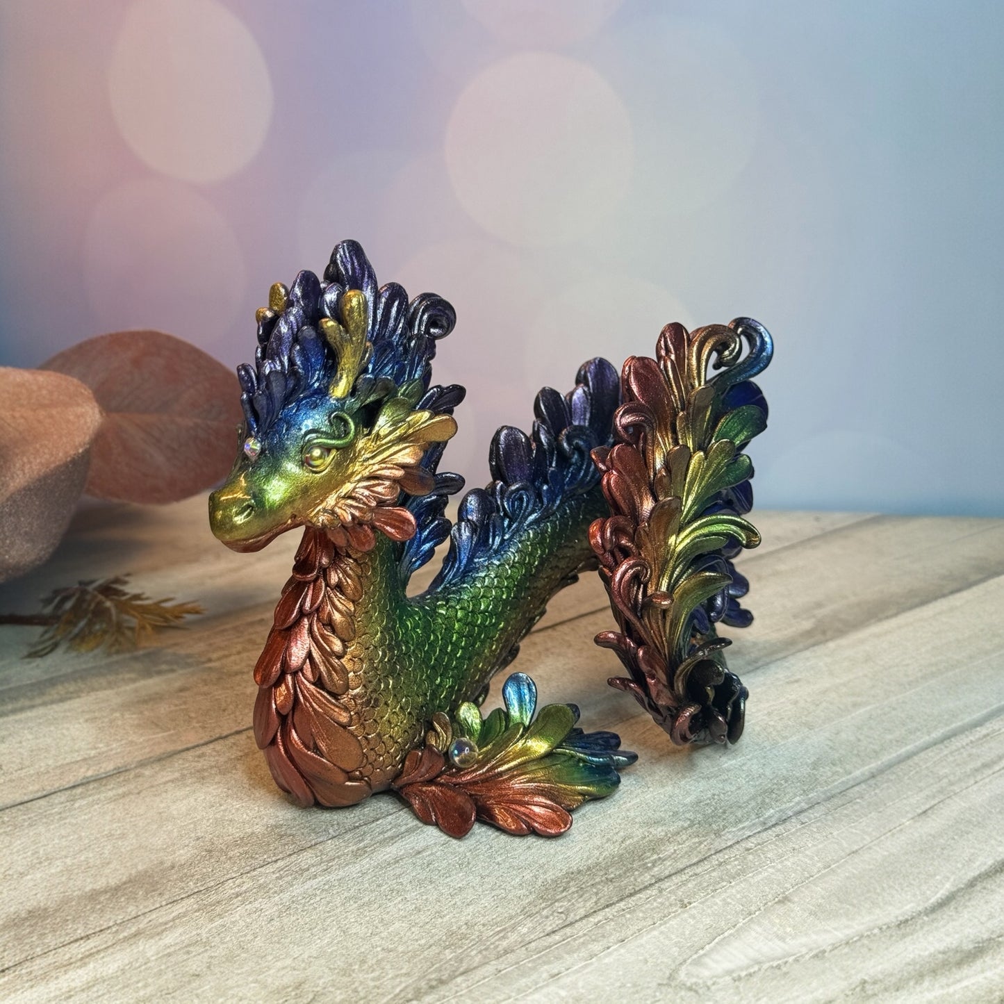 Magestic Rainbow Kelpie Dragon