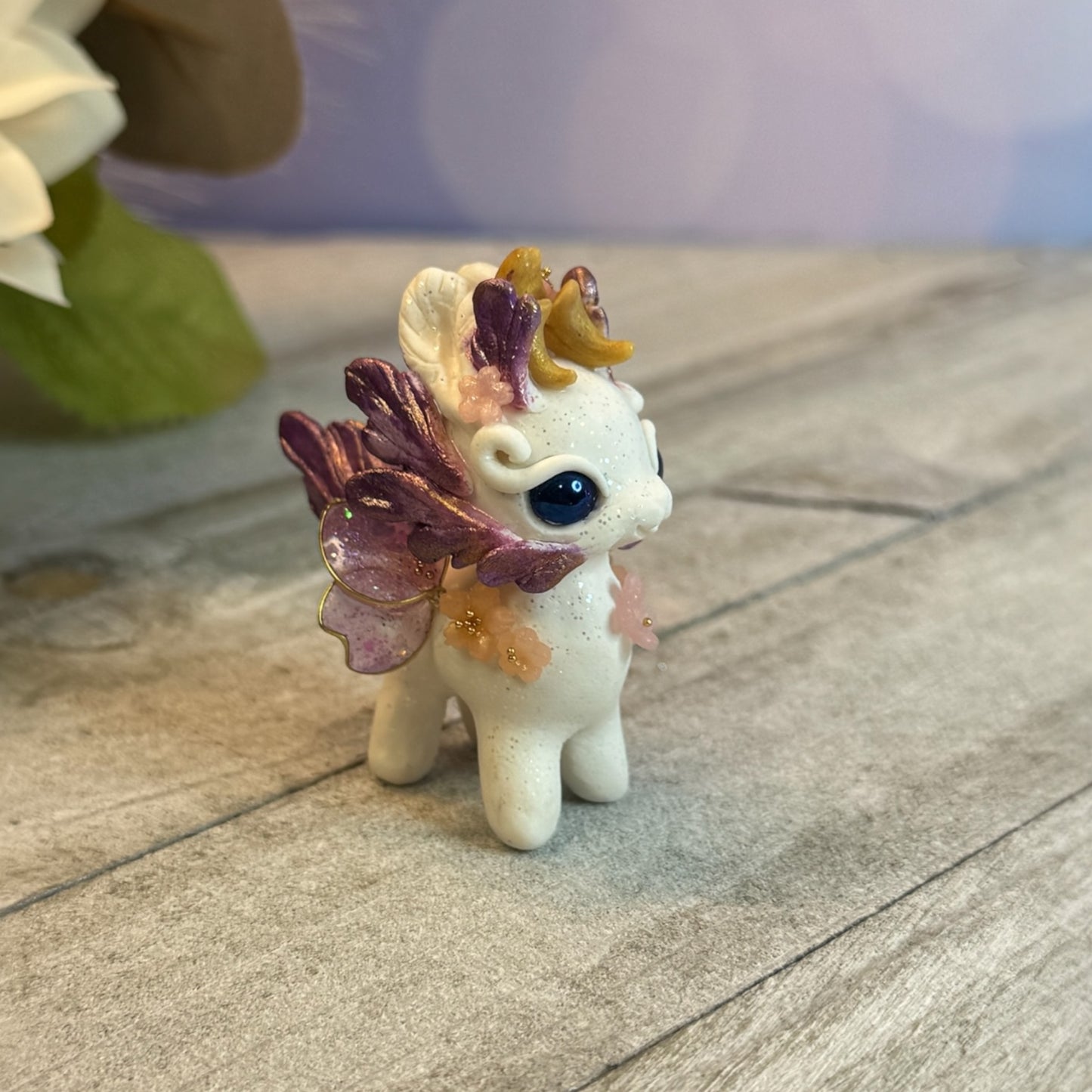 Dark Purple Shimmer Bunnigon
