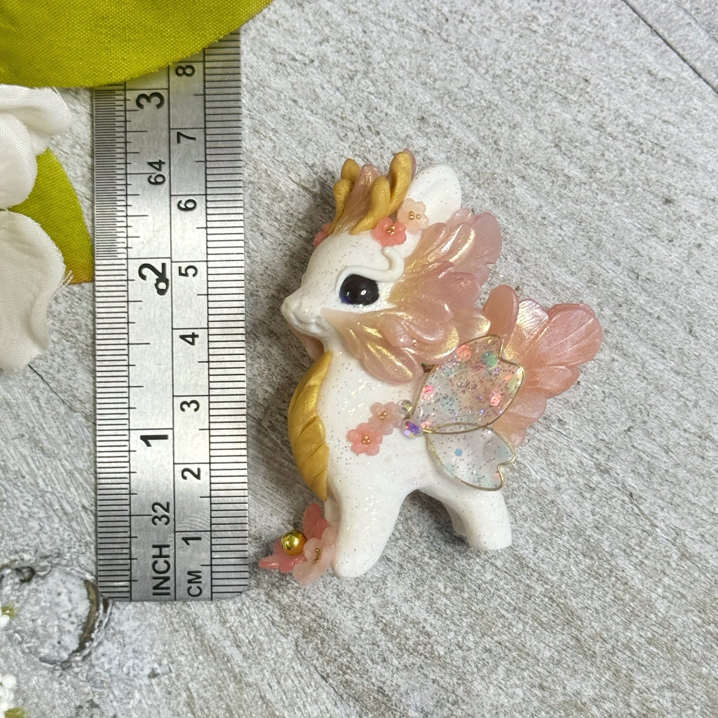 White and translucent Pink Bunnigon