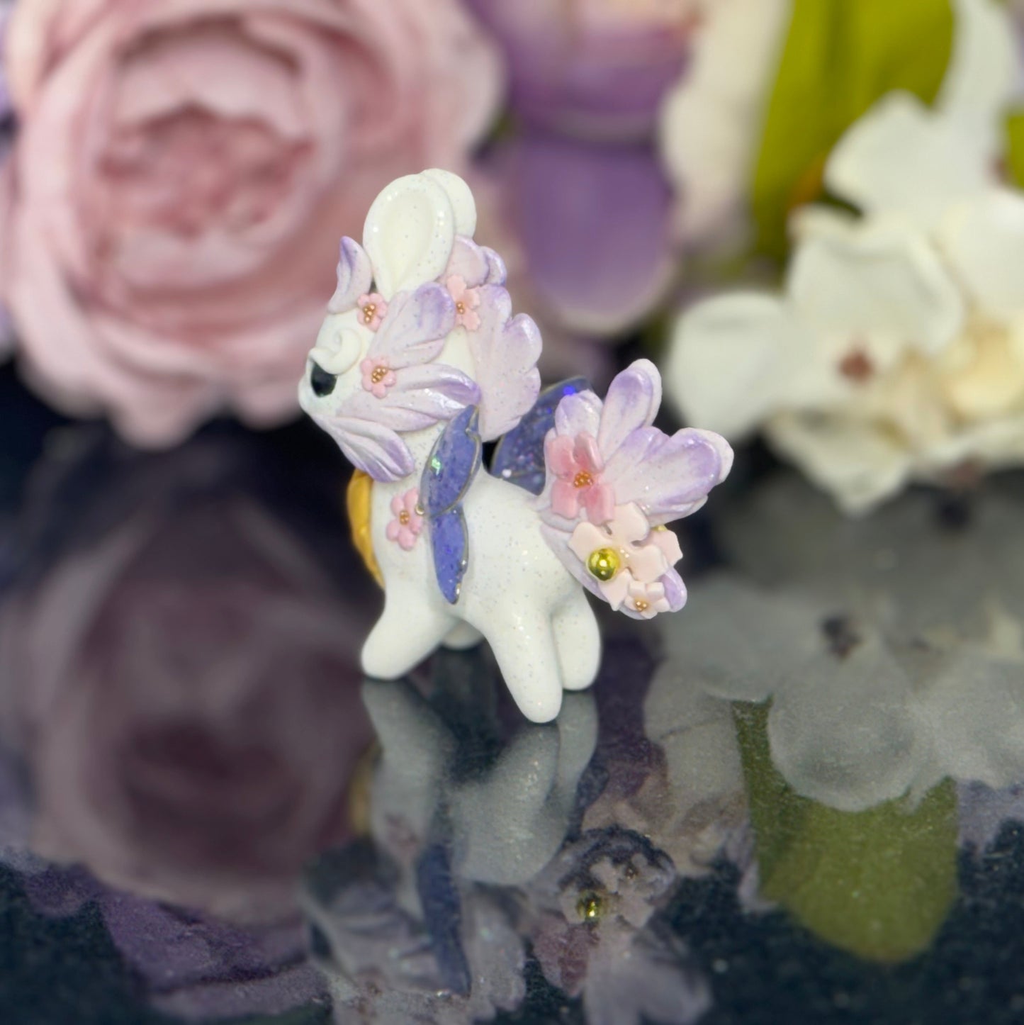 White and Lavender Bunnigon