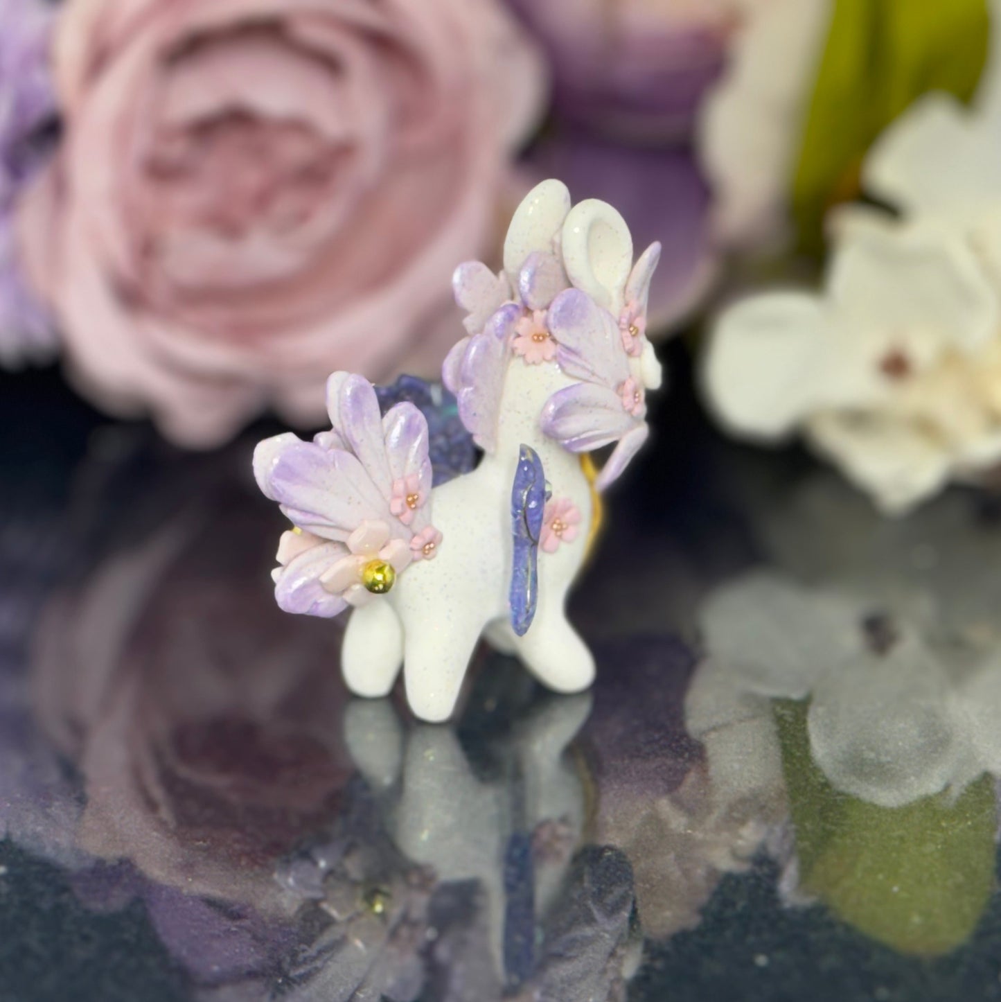White and Lavender Bunnigon