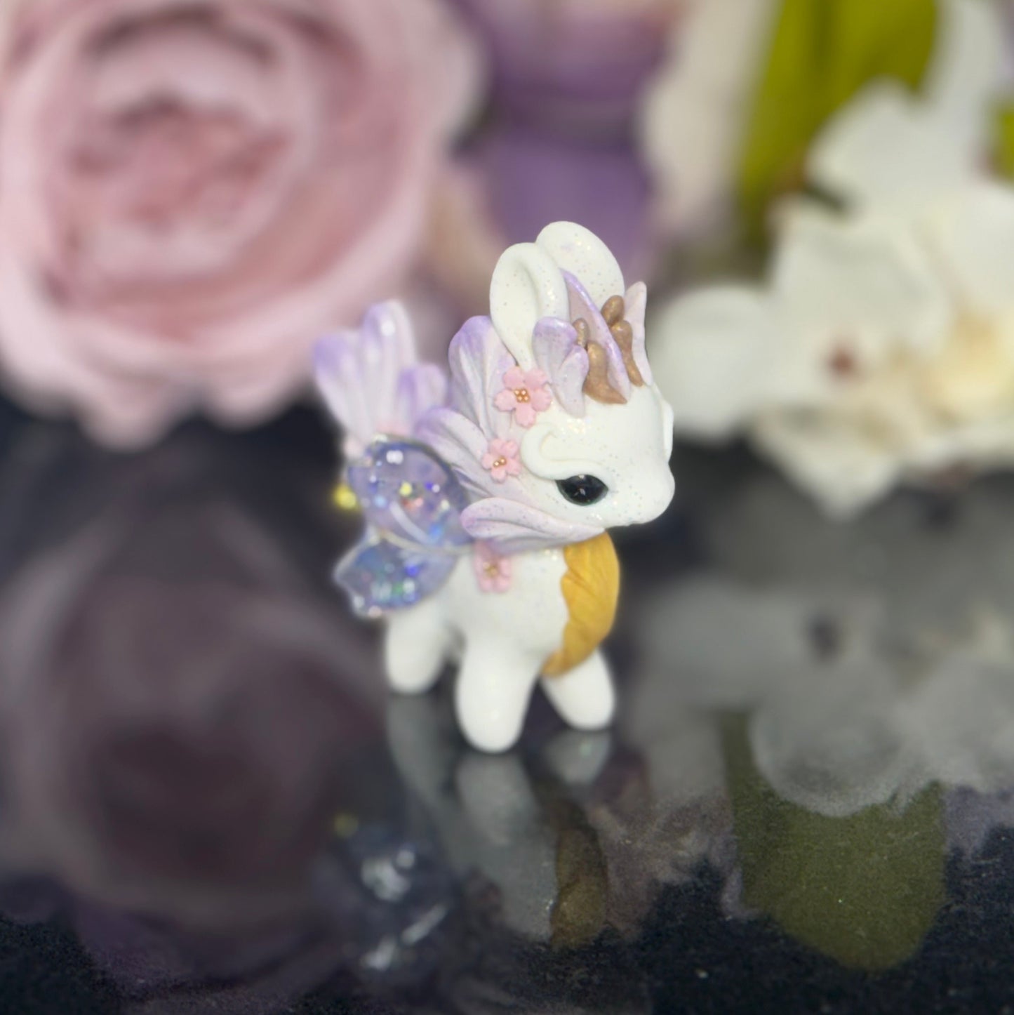 White and Lavender Bunnigon