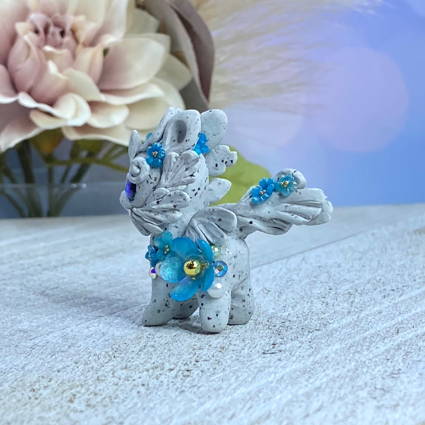 Small Blue Stone Bunnigon