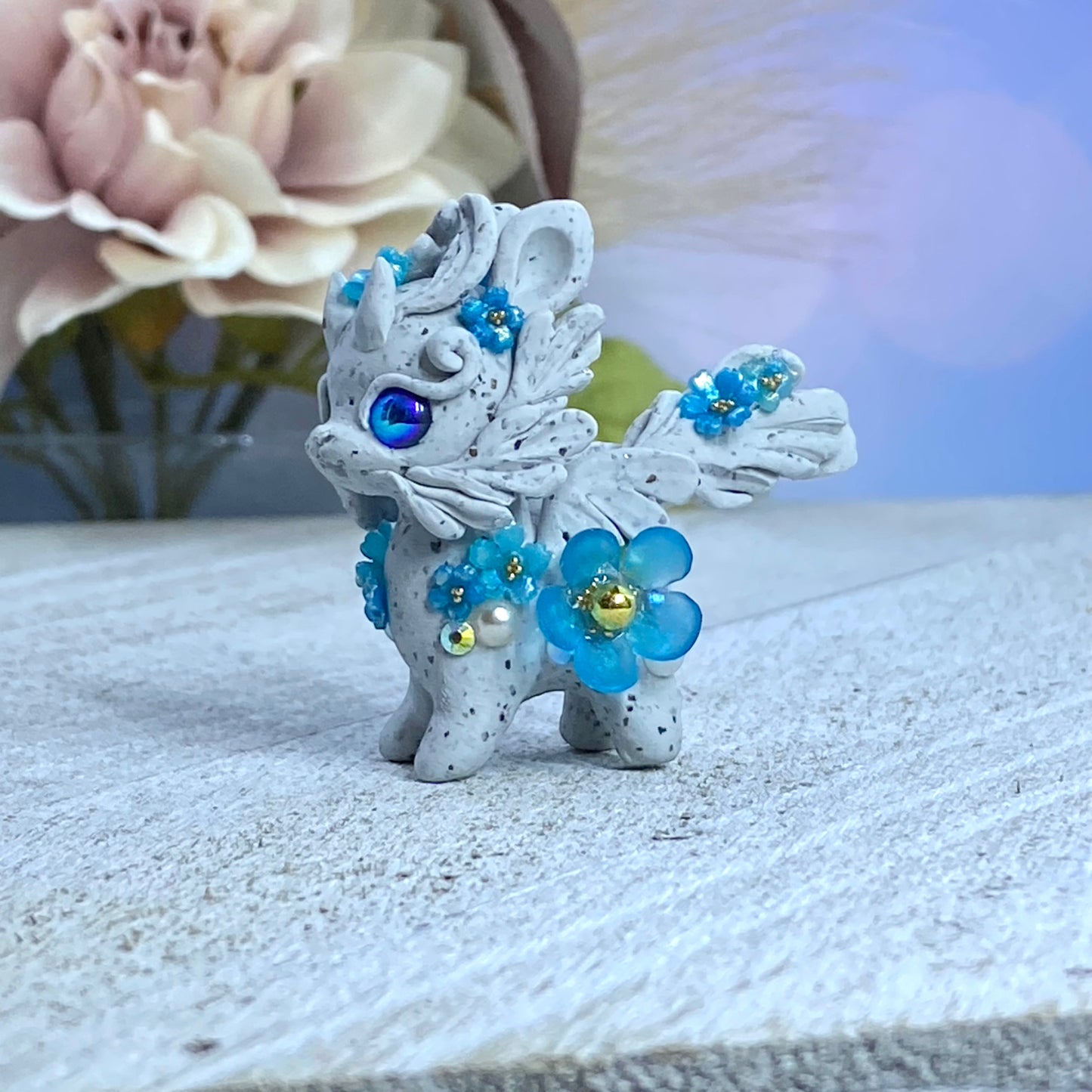 Small Blue Stone Bunnigon