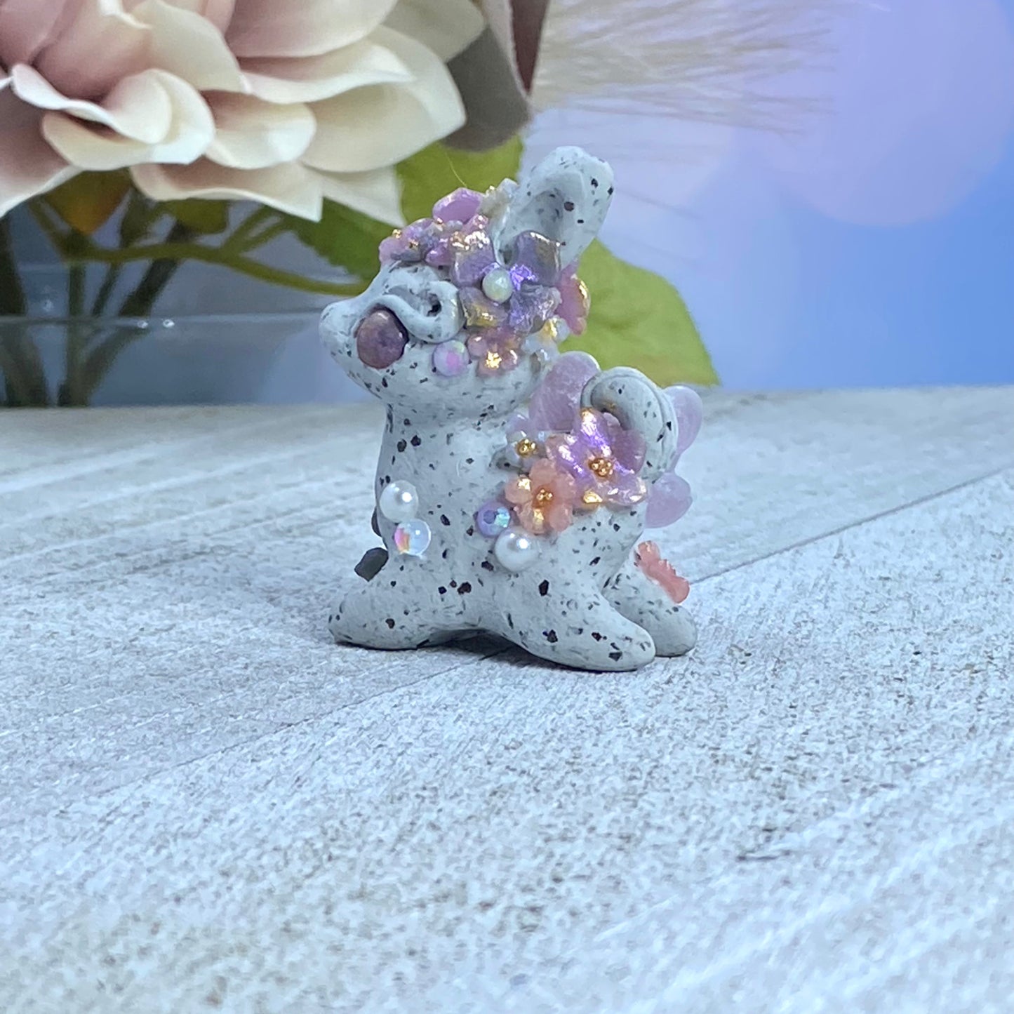 Purple Stone Bunny
