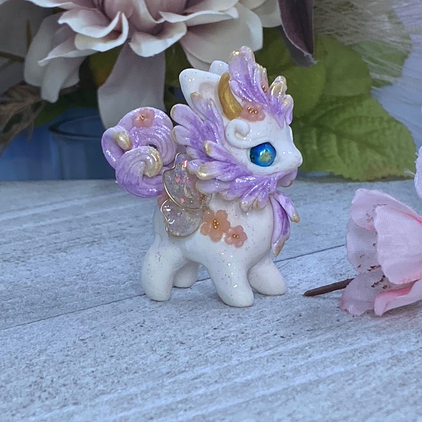 Lavender and Gold Bunnigon