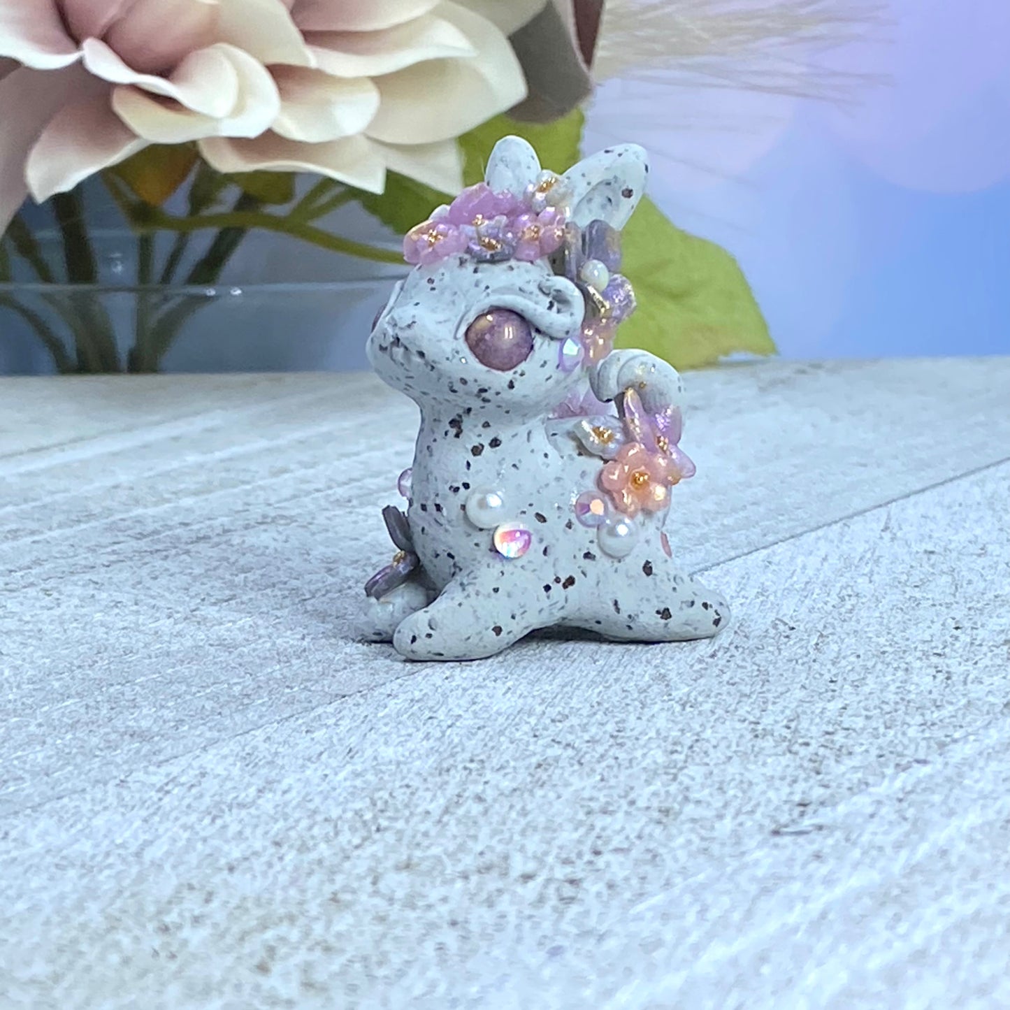 Purple Stone Bunny