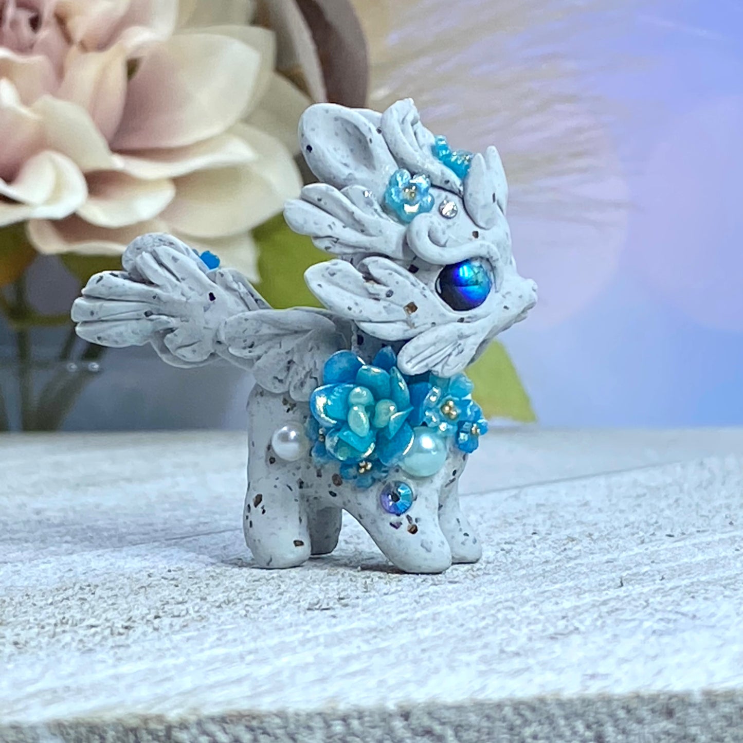 Small Blue Stone Bunnigon