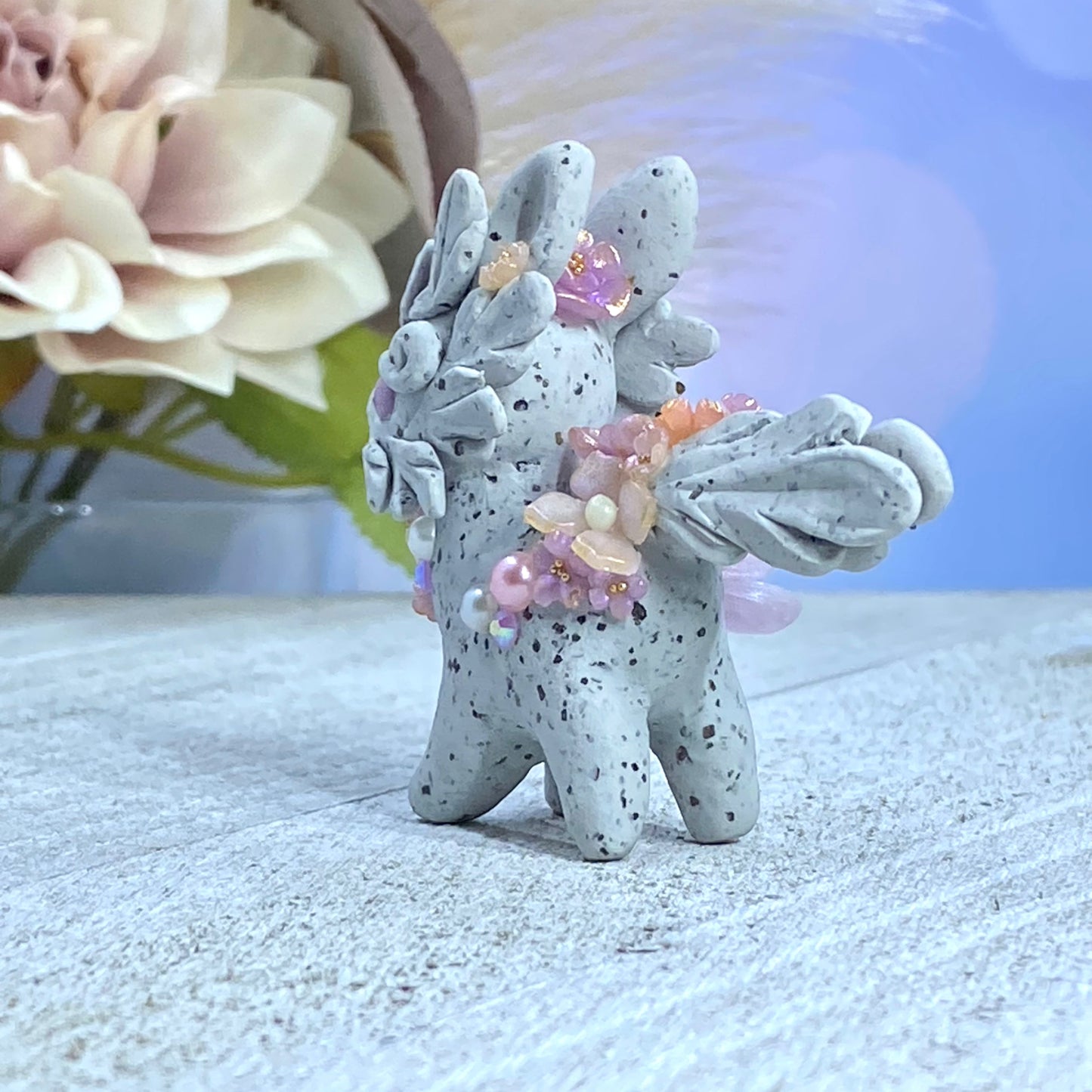 Lavender and Pink Stone Bunnigon