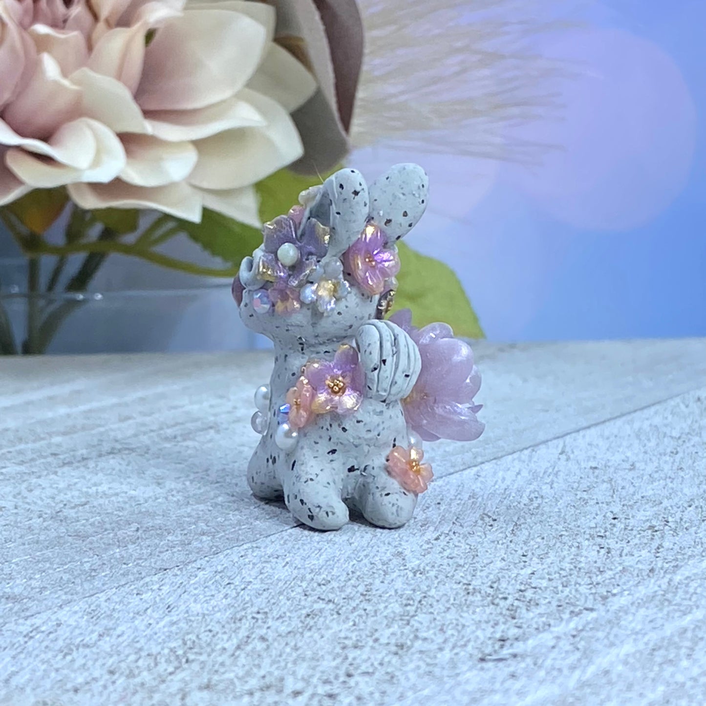 Purple Stone Bunny