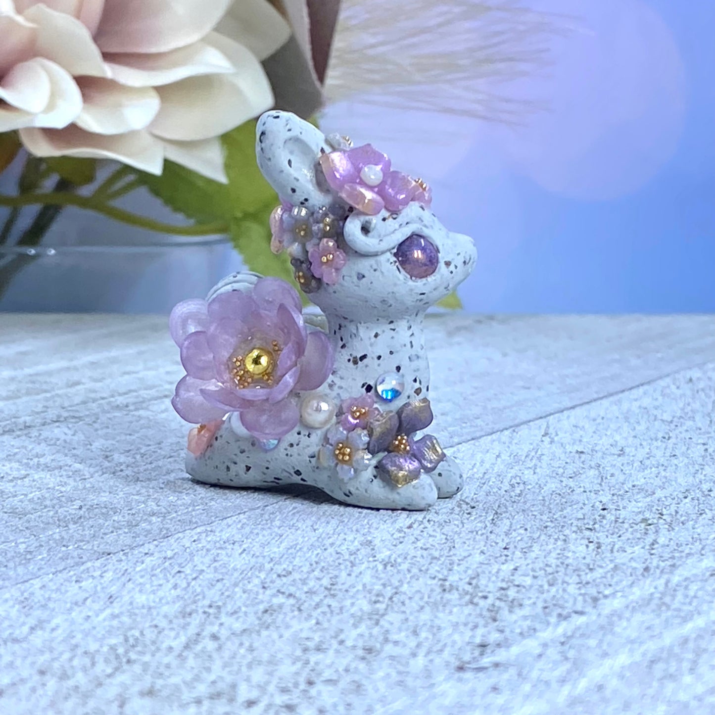 Purple Stone Bunny