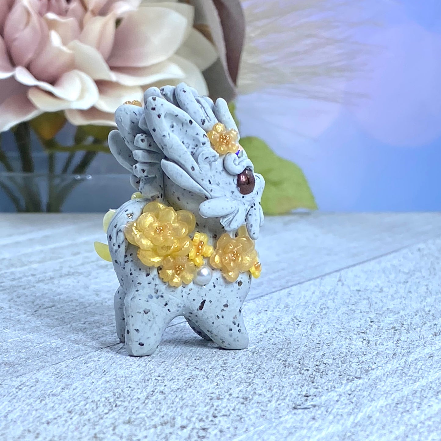 Small Stone Yellow and Peach Bunnigon