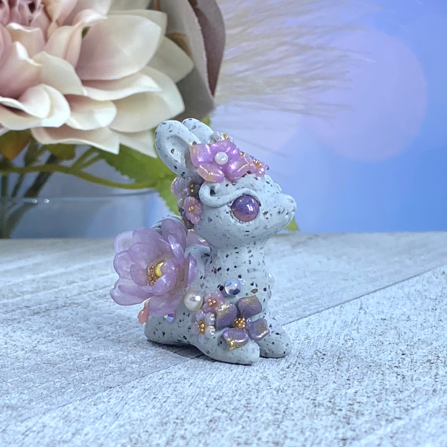 Purple Stone Bunny