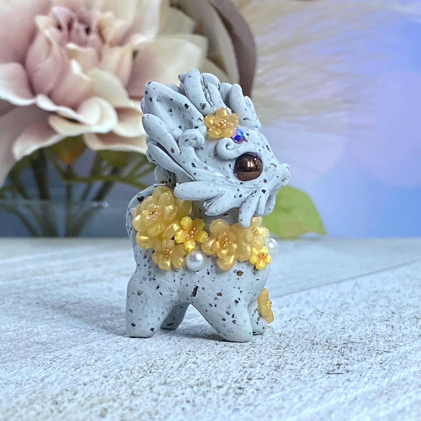 Small Stone Yellow and Peach Bunnigon