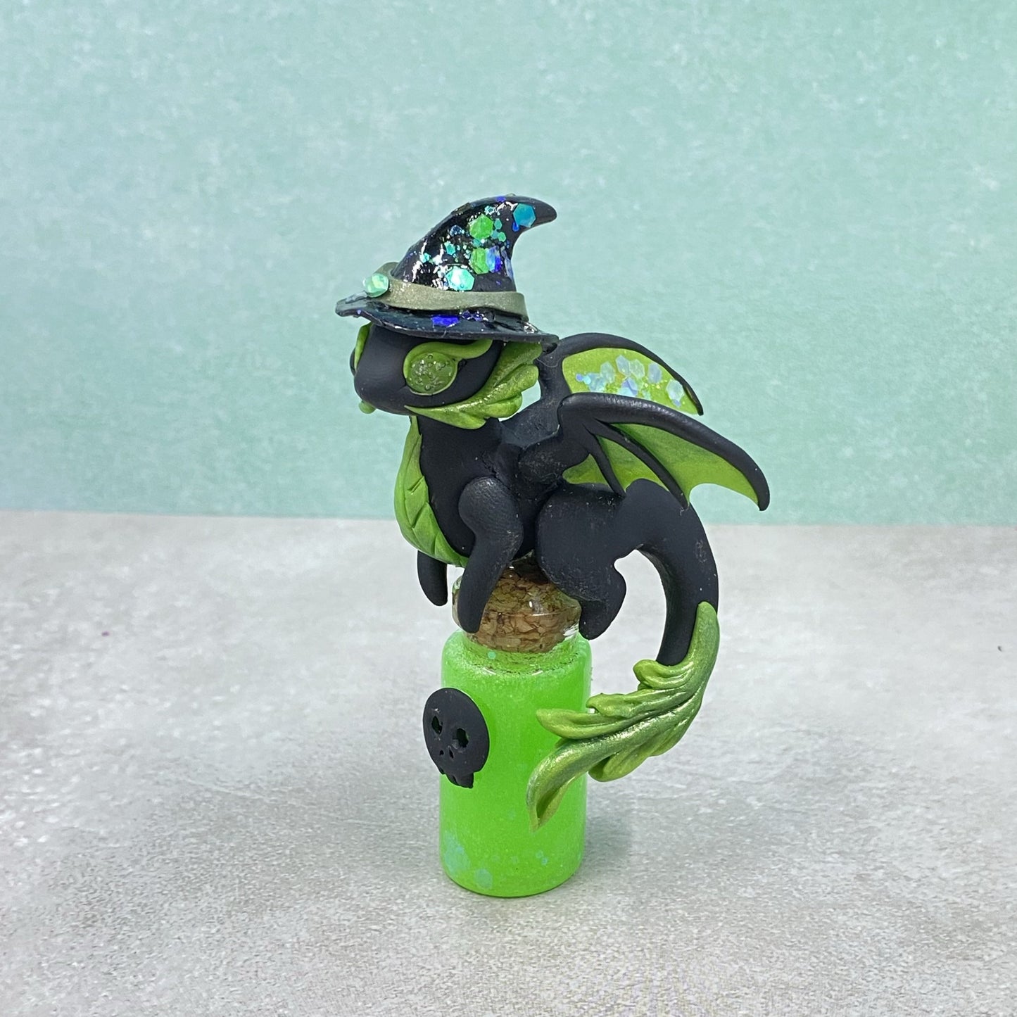 Green Potion Bottle Dragon