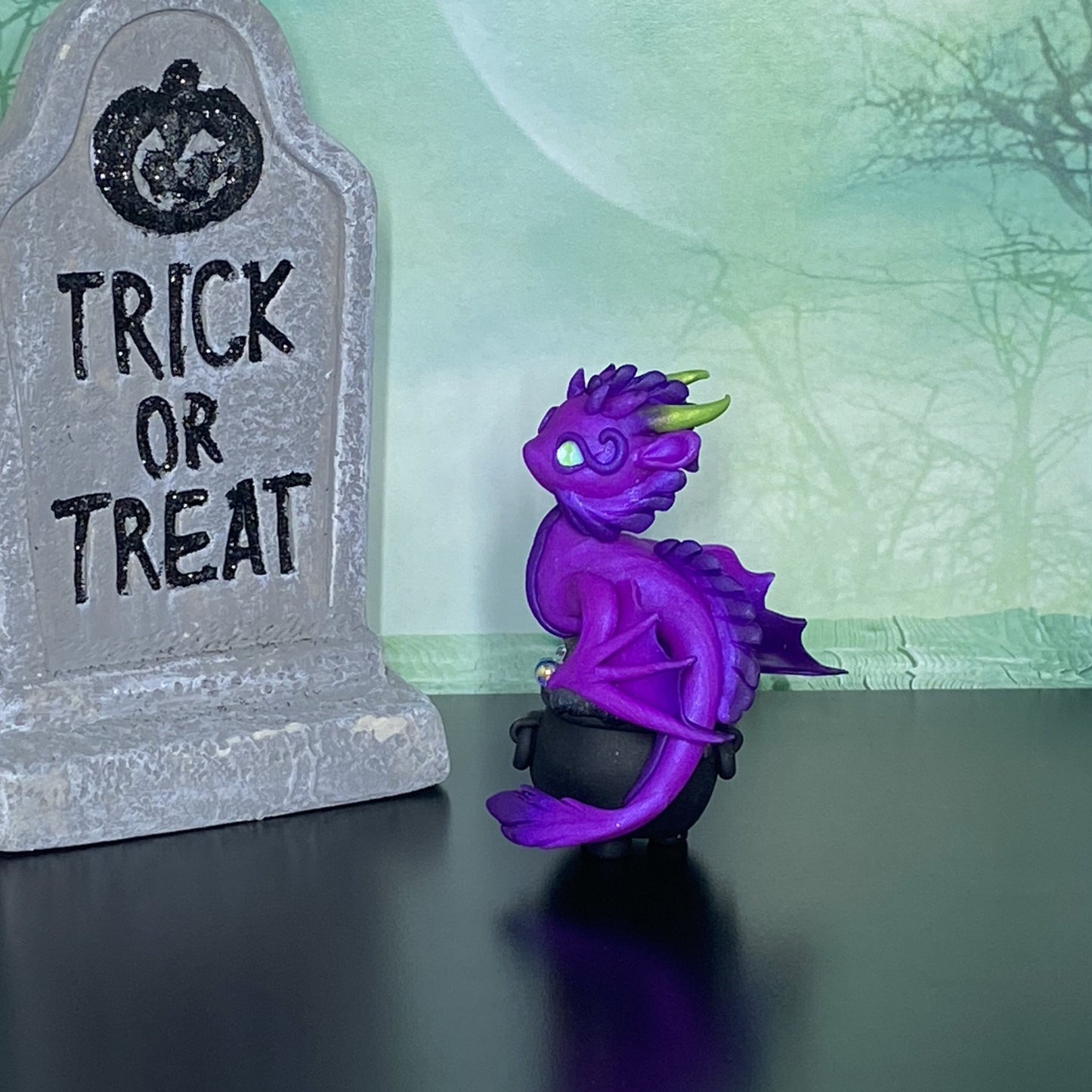Purple Cauldron Dragon