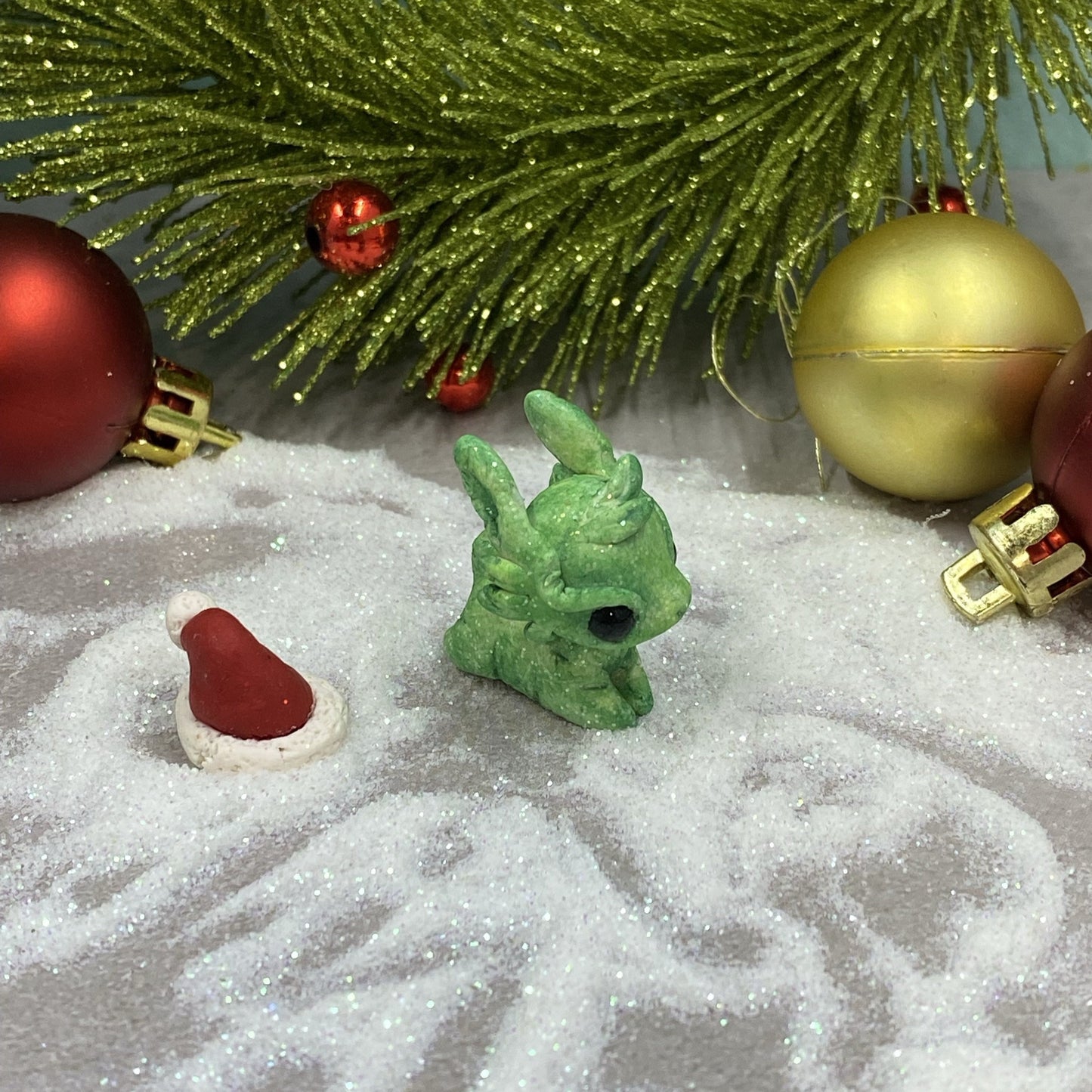 Grinchy Baby Bunny