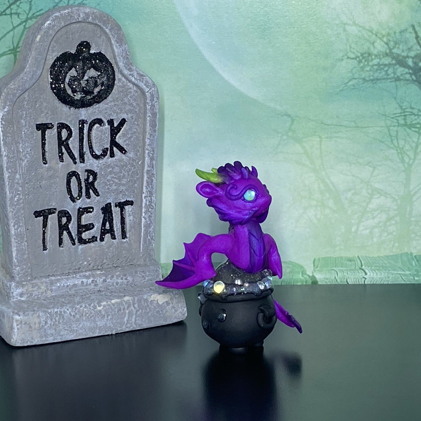 Purple Cauldron Dragon