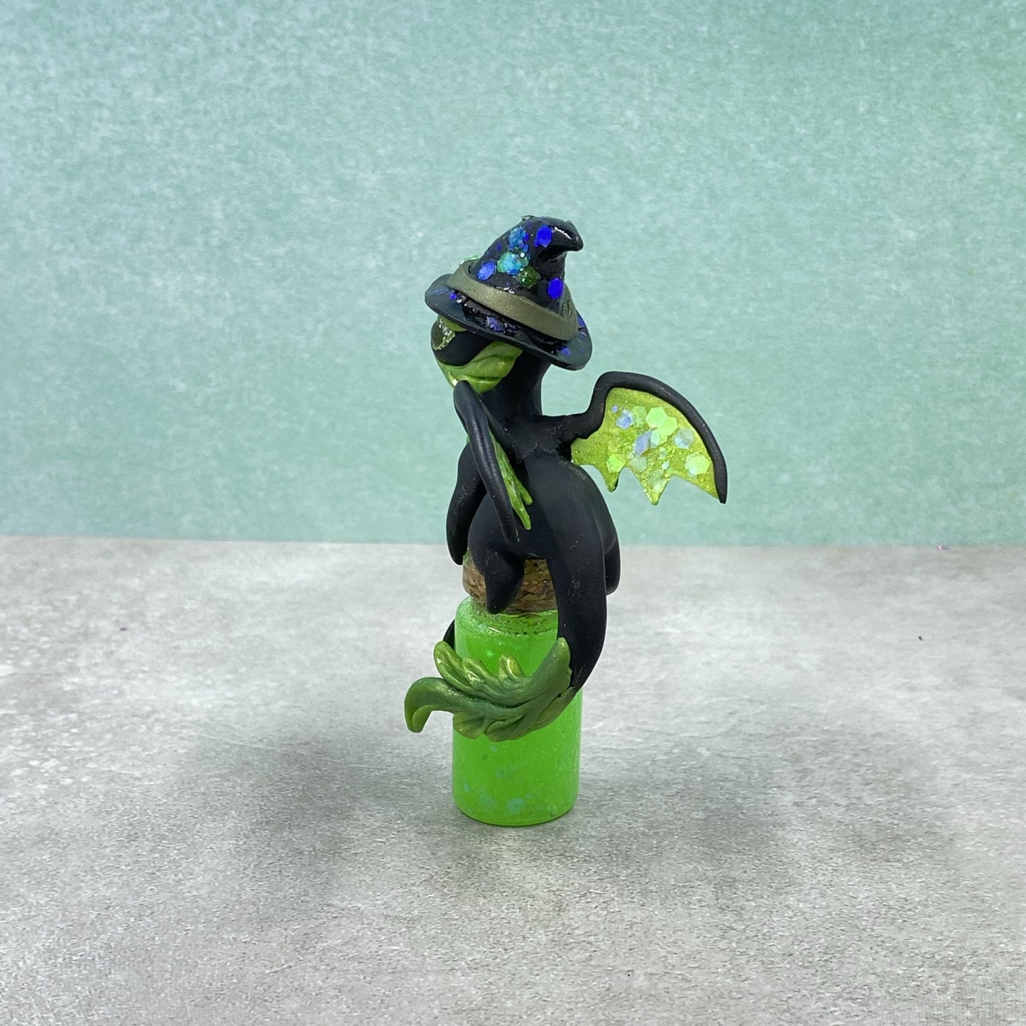 Green Potion Bottle Dragon