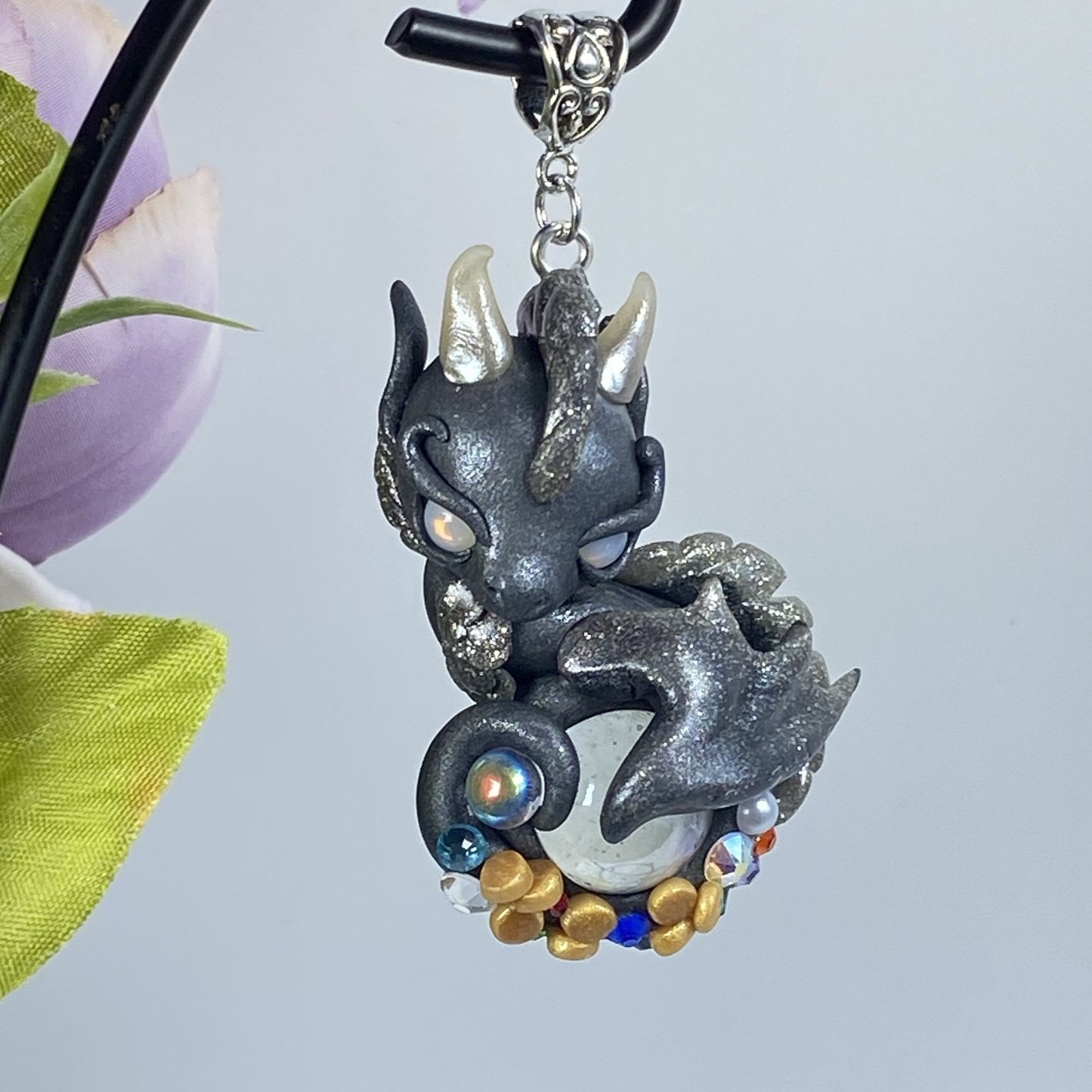 Grey and Silver Treasure Dragon