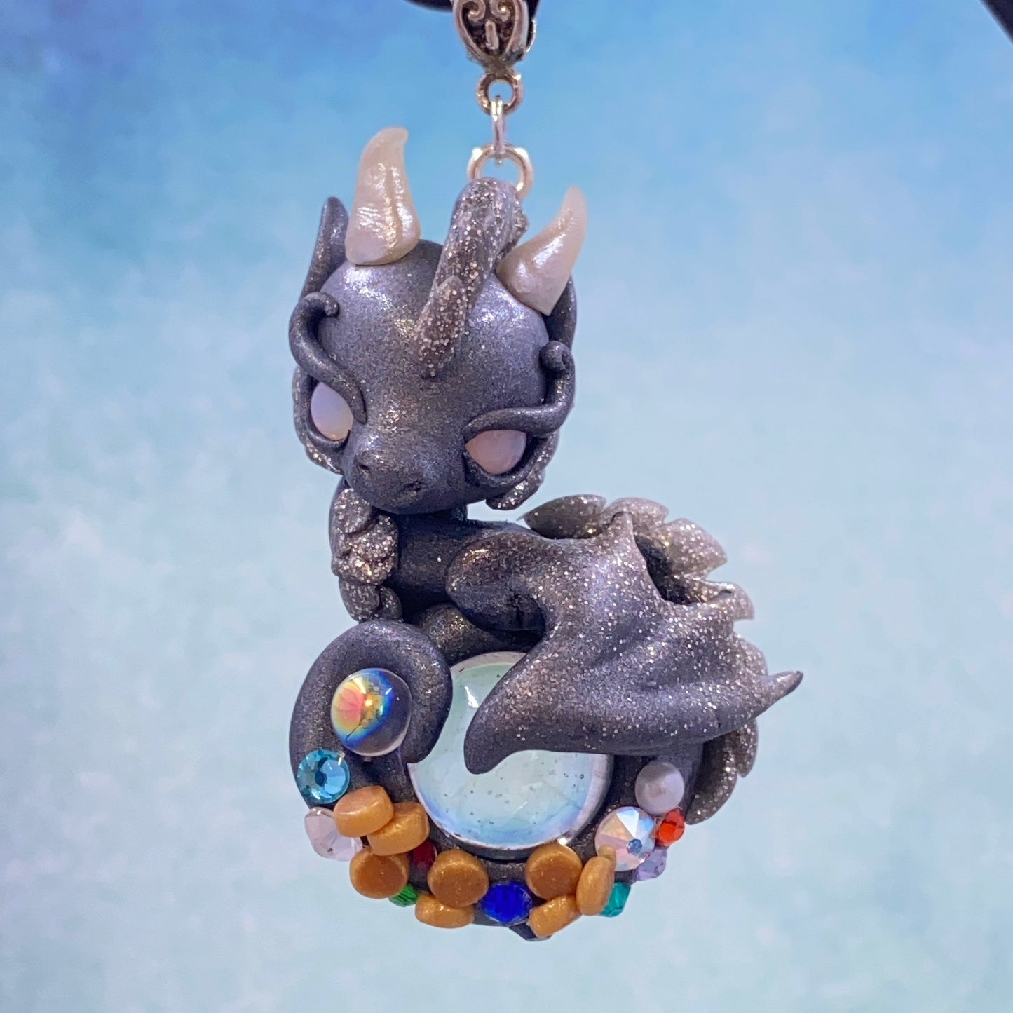 Grey and Silver Treasure Dragon