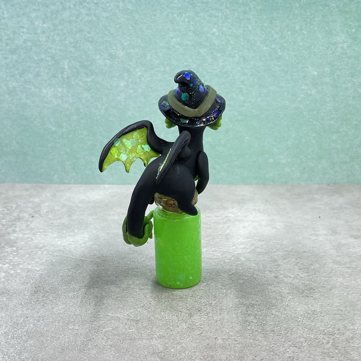 Green Potion Bottle Dragon