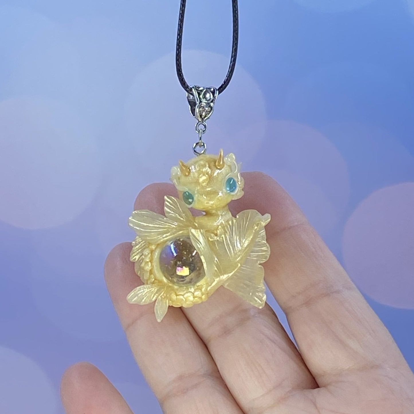 Tiny Goldfish Marble Dragon