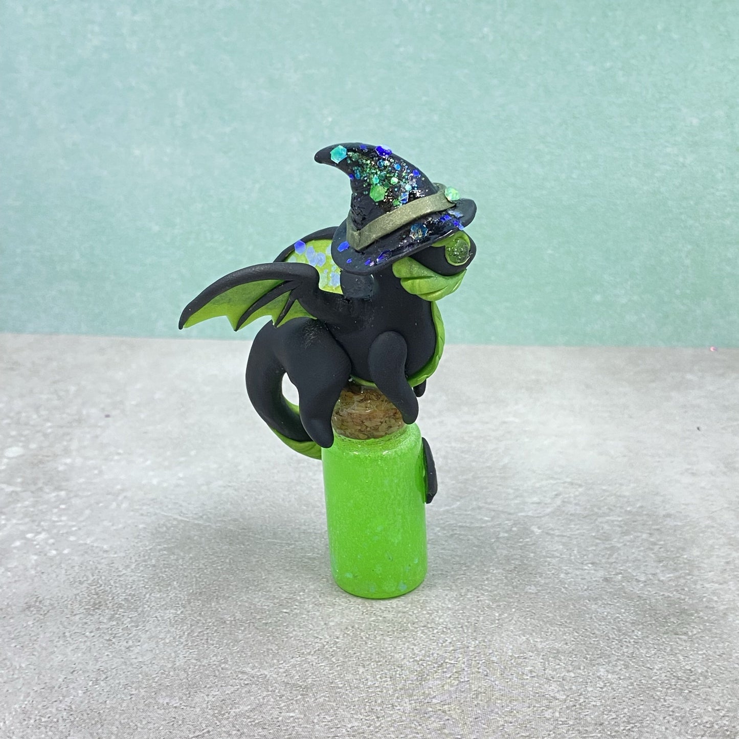 Green Potion Bottle Dragon