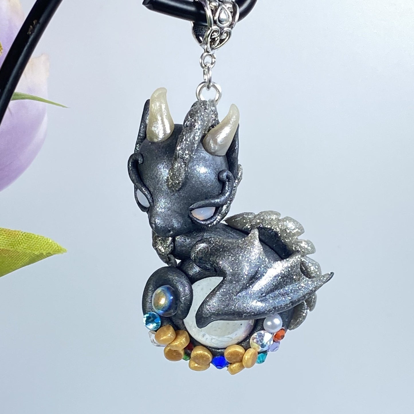 Grey and Silver Treasure Dragon