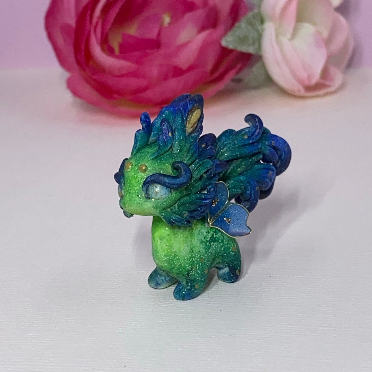 Peacock Floofy Bun Bun