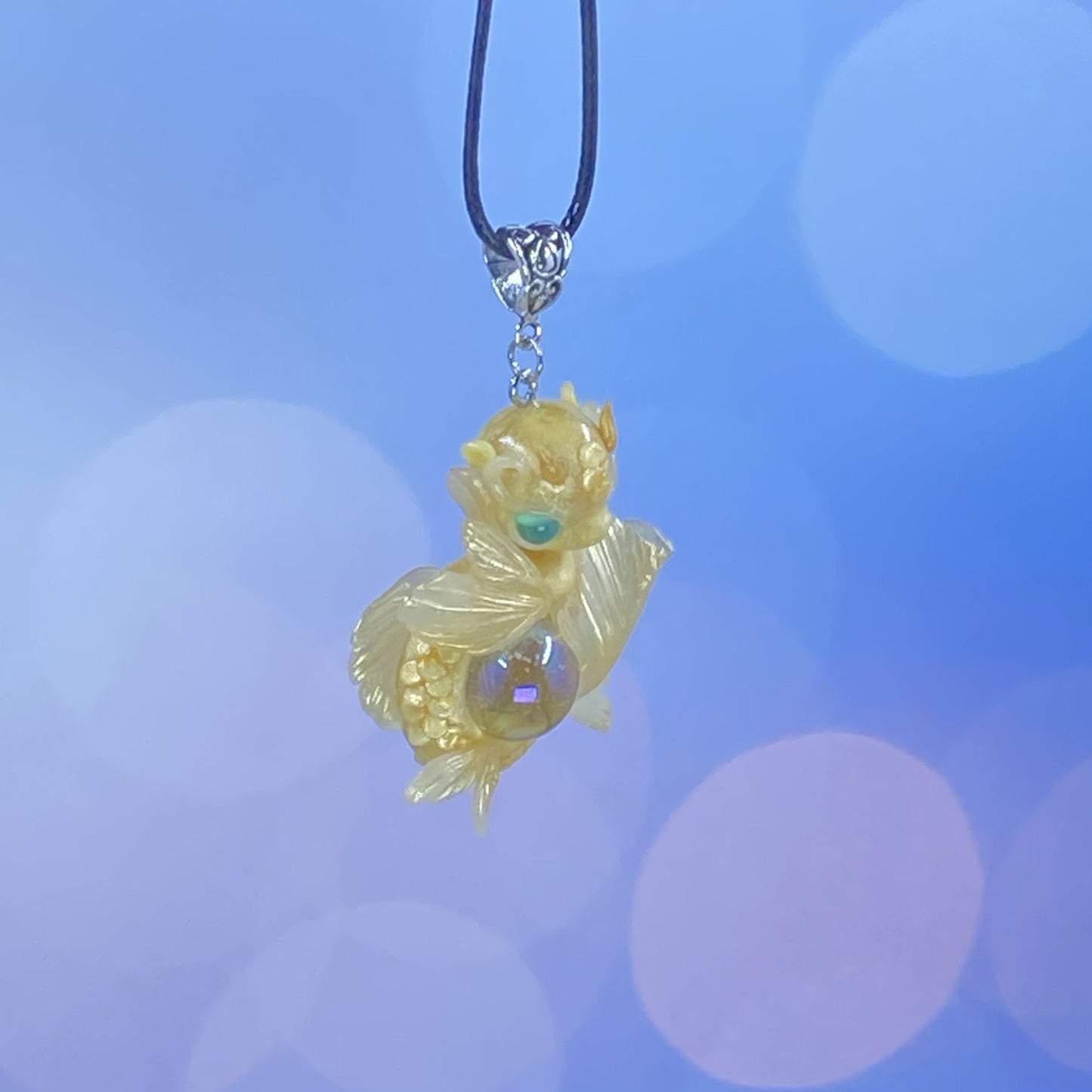 Tiny Goldfish Marble Dragon