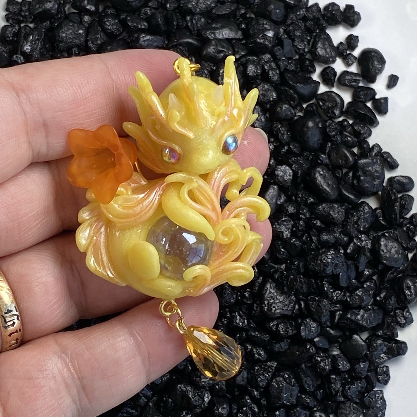 Yellow Jade Dragon