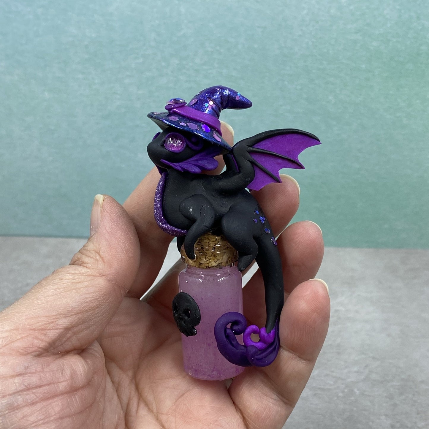 Purple Potion Bottle Dragon