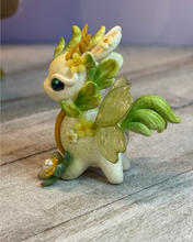 Load image into Gallery viewer, Tiny Bright Green and Yellow Bunnigon