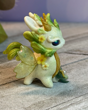 Load image into Gallery viewer, Tiny Bright Green and Yellow Bunnigon
