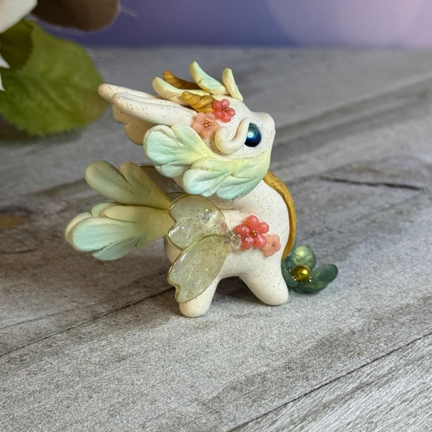Pale Yellow and Green Bunnigon