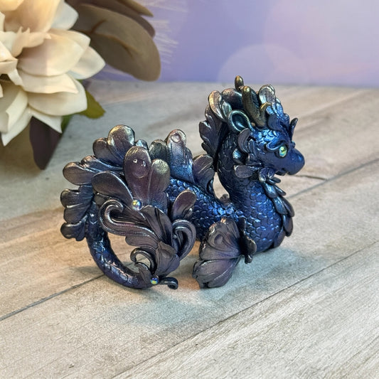 Dark Blue Baby Kelpie Dragon