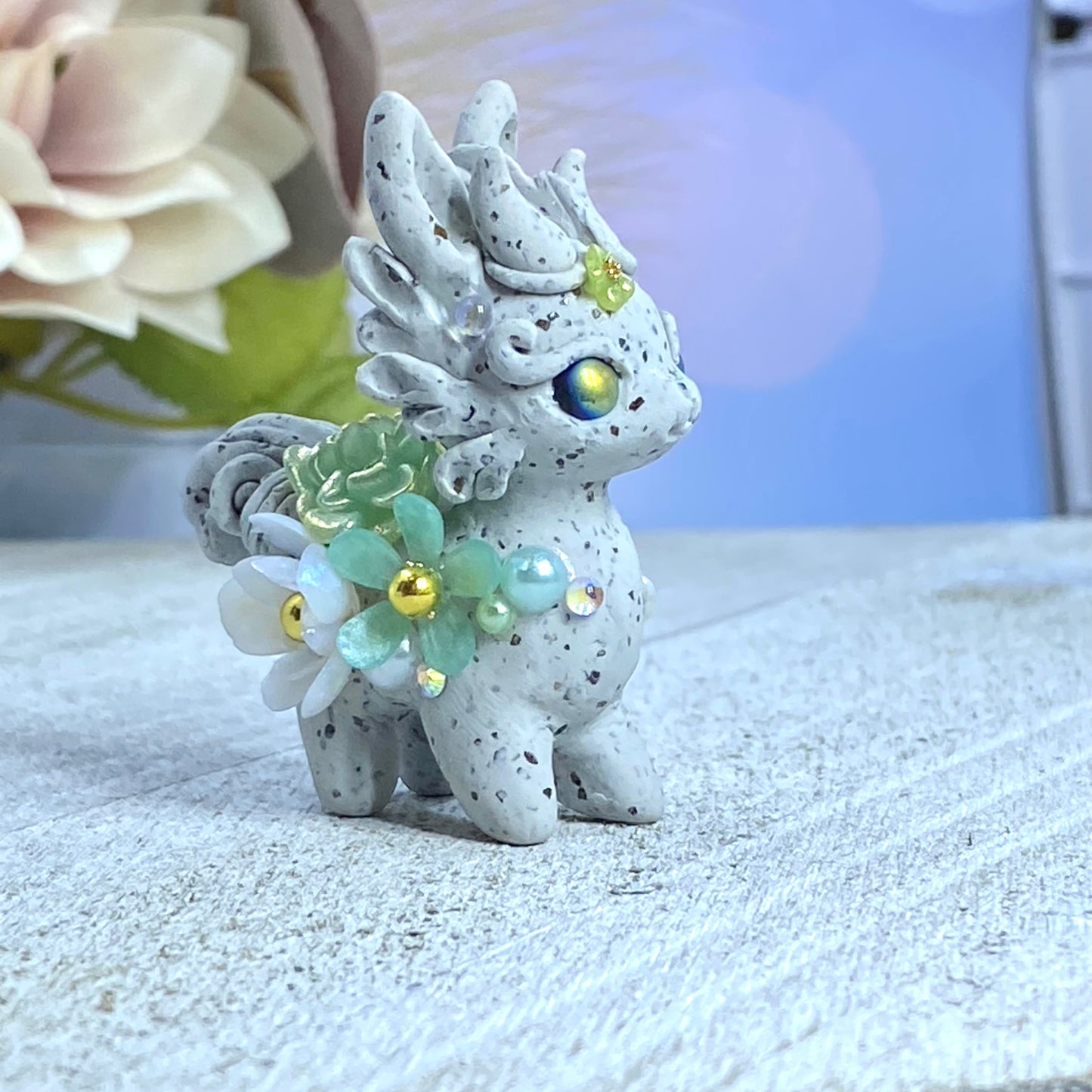 Pale Green Stone Bunnigon