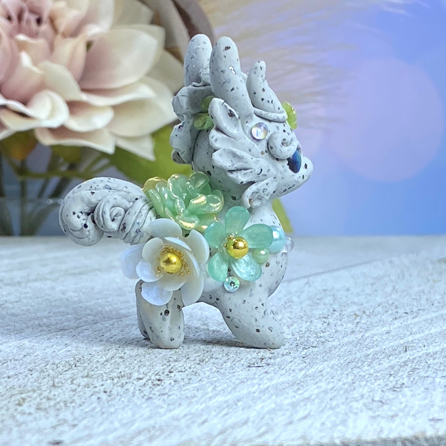 Pale Green Stone Bunnigon